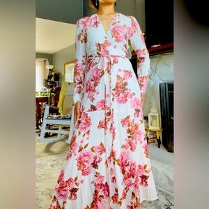 Floral Maxi Dress by Rachel Parcell, XXS